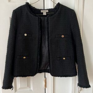 H& M black suit jacket